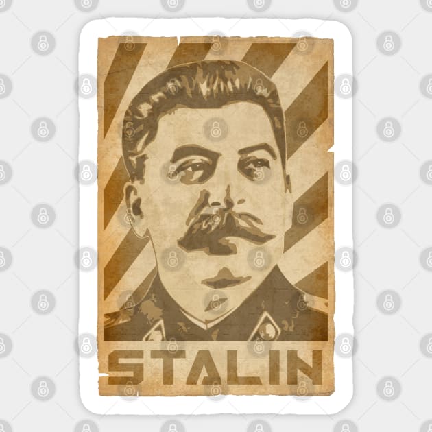 Joseph Stalin Propaganda Poster Sticker by Nerd_art